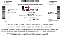 Gary Numan Lodz Ticket 2017